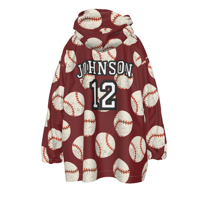 Personalized Youth Quaboag Cubs Blanket Hoodie