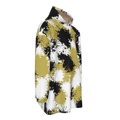 Adult Brimfield Inferno Softball Paint Splatter Blanket Hoodie