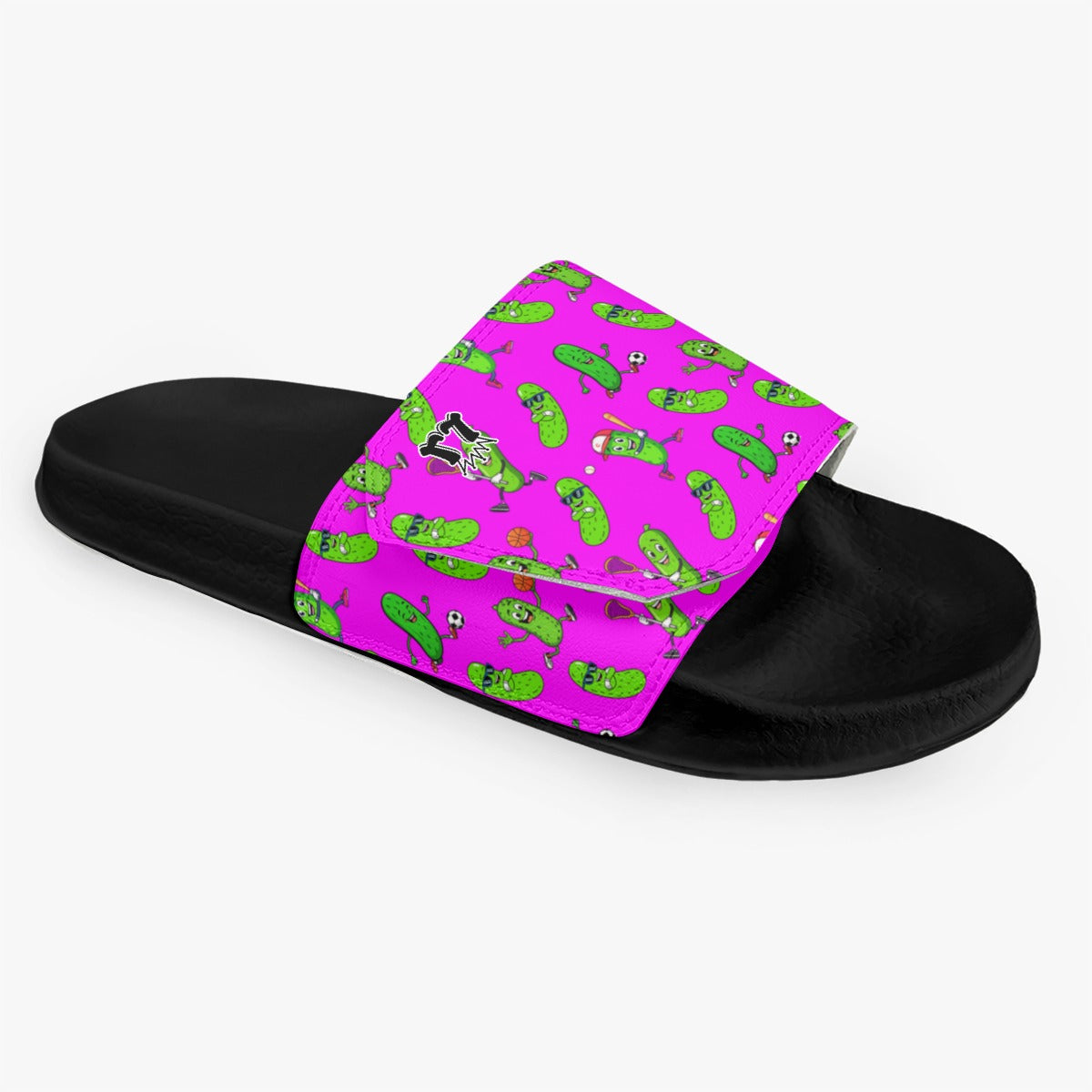 Women's Pink Pickle Sports Slides, Athletic Sandals
