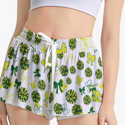 TYFC Women's Cheer Butterfly Shorts With Pockets
