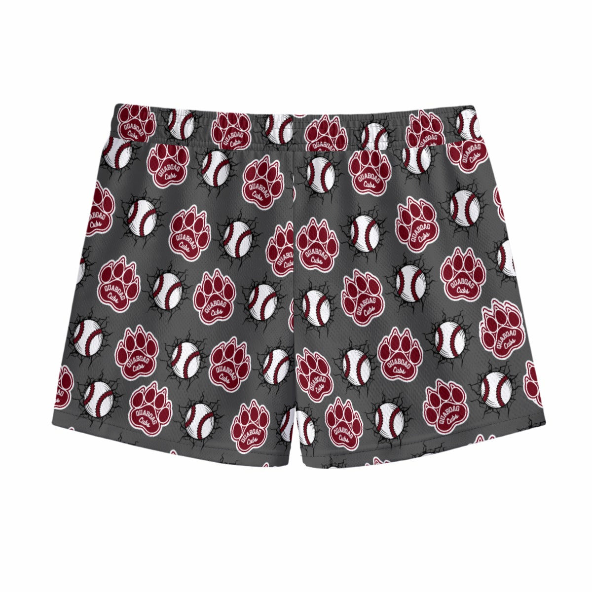 Youth Quaboag Paw Print Mesh Shorts