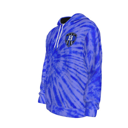 Adult Brimfield Soccer Royal Blue Tie Dye Hoodie