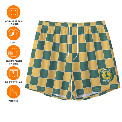 Adult Sturbridge Softball Mesh Shorts - Checkered Edition (no inner liner)