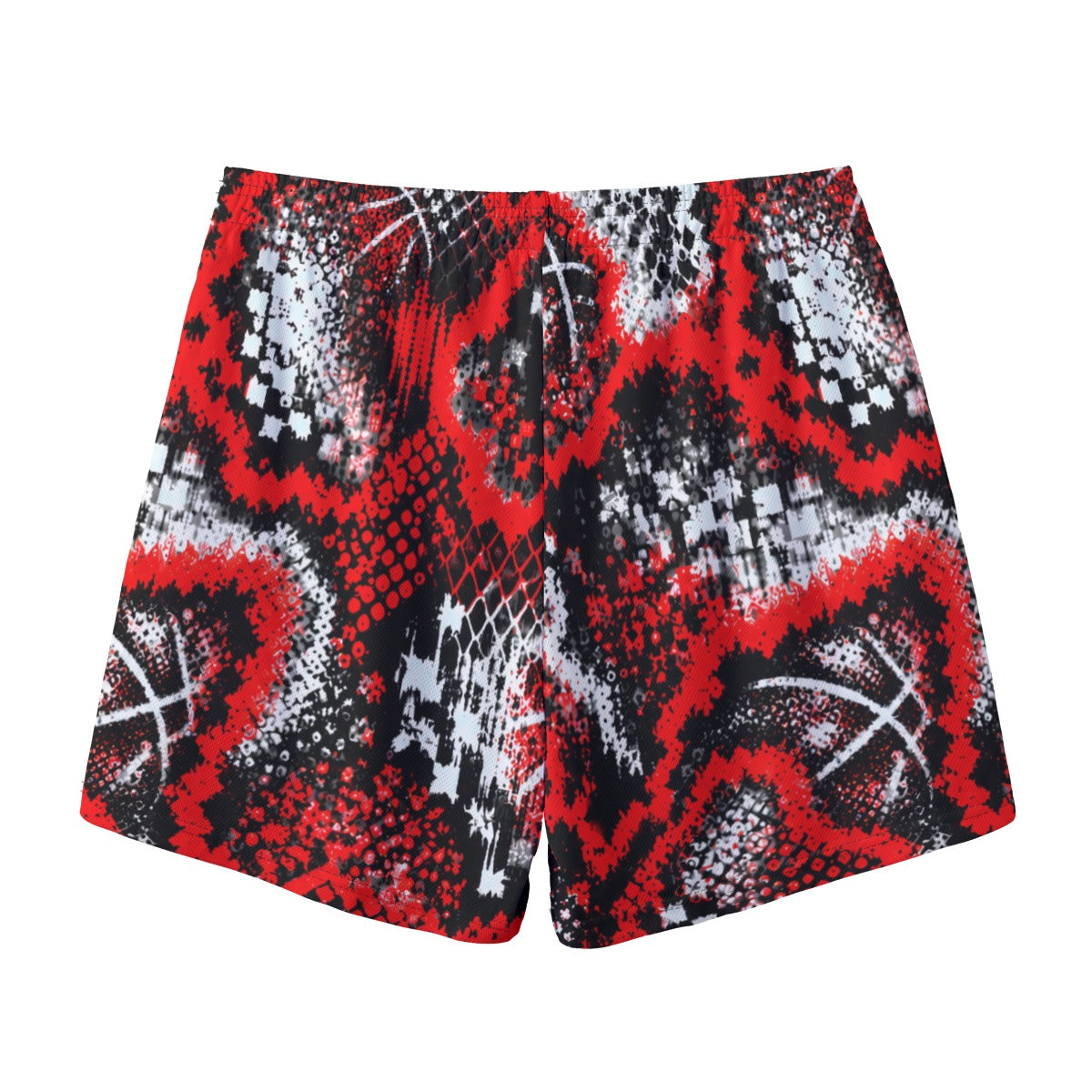 Adult Chaos Abstract Hidden Basketball Shorts (no inner liner)