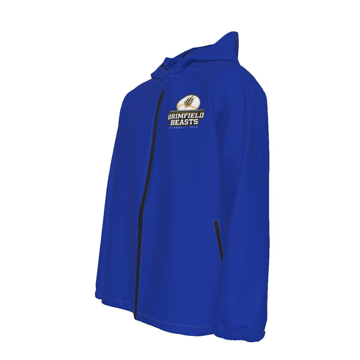Adult Brimfield Beasts Windproof/Waterproof Jacket - Blue Edition
