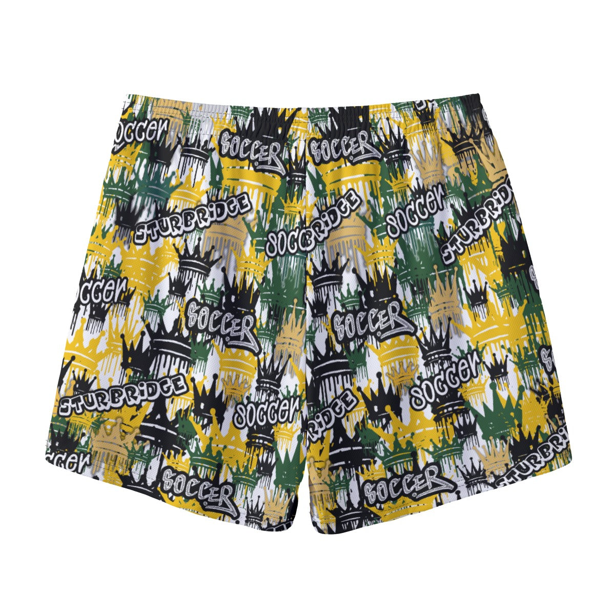 Teen/Adult Sturbridge Soccer Mesh Shorts - Dripping Crowns Edition (no inner liner)