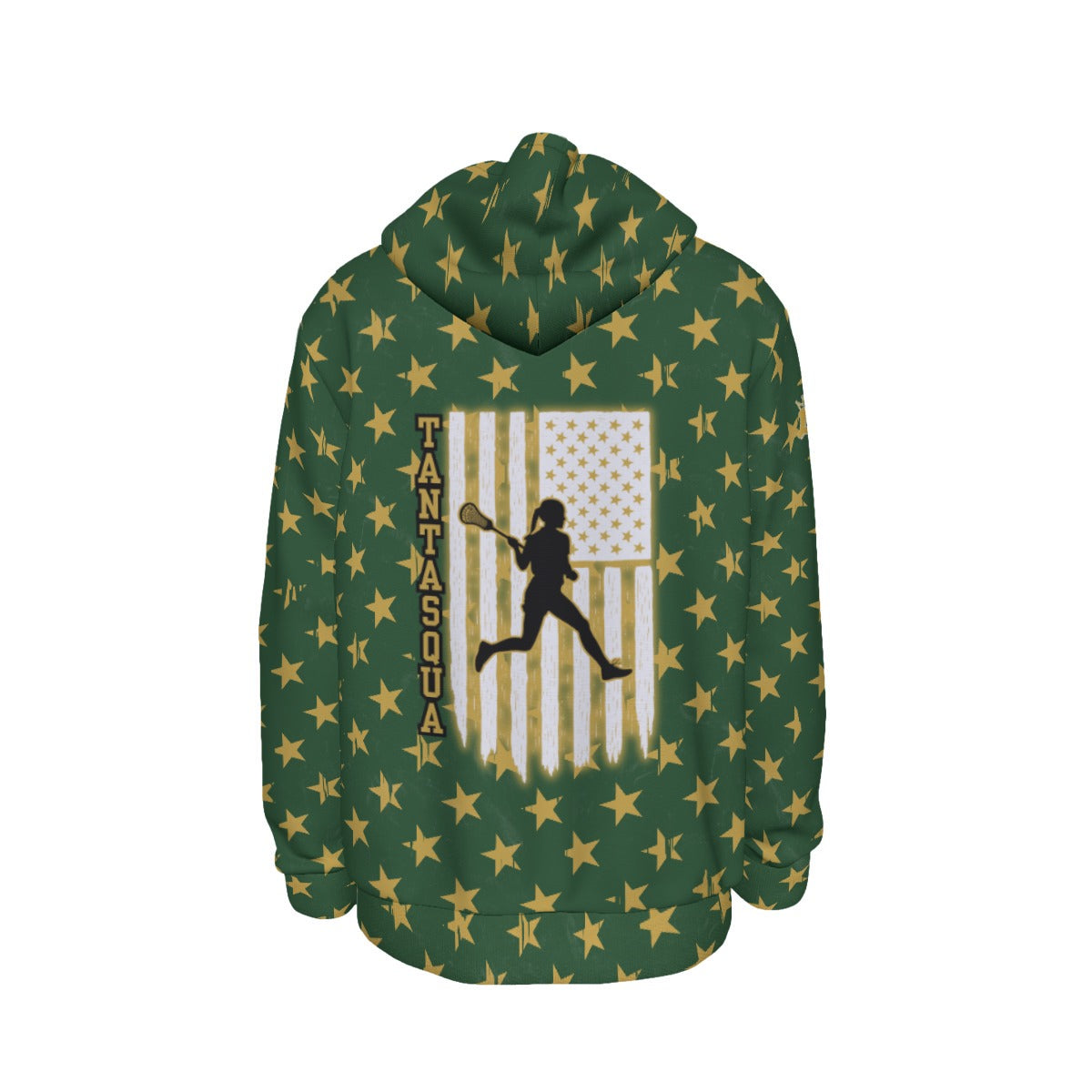 Adult TRYLAX Green Flag and Stars Hoodie - Girl's Edition