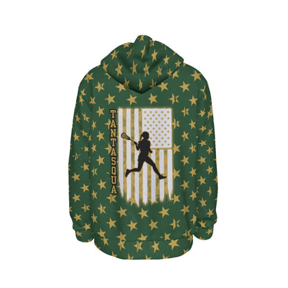 Adult TRYLAX Green Flag and Stars Hoodie - Girl's Edition