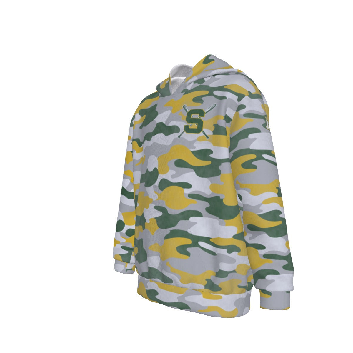 Youth Sturbridge Little League Baseball Vintage Camo Hoodie (Non-Personalized)