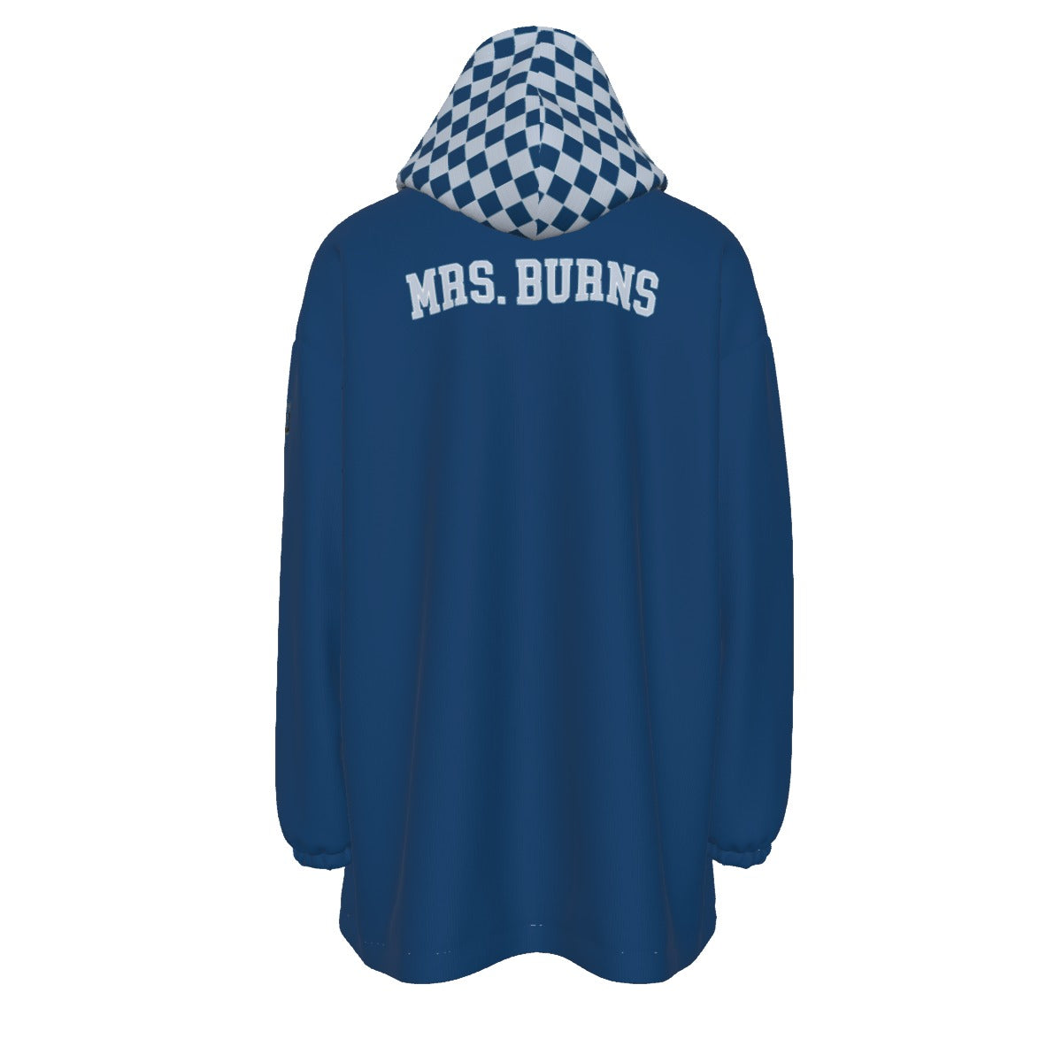 Adult OSA Sherpa Fleece Hoodie Blanket Checkered Edition (Personalization Available)
