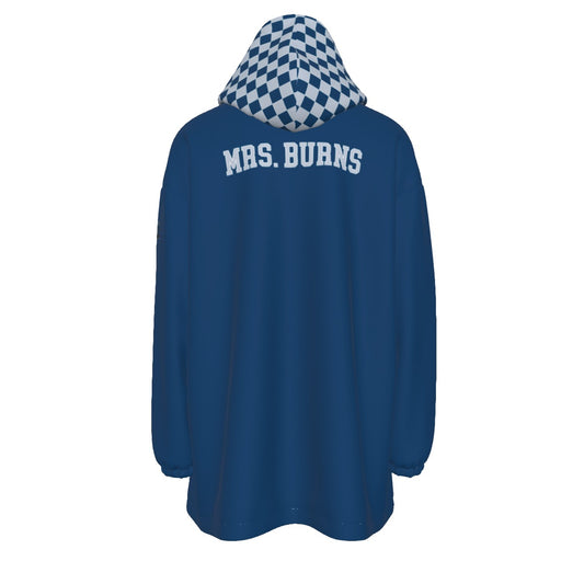Adult OSA Sherpa Fleece Hoodie Blanket Checkered Edition (Personalized)