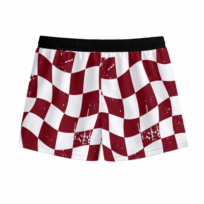 Youth Quaboag Checkered Mesh Shorts