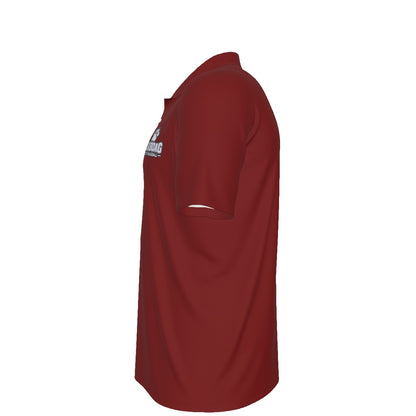 Adult Quaboag Baseball UV Protection Polo - Maroon
