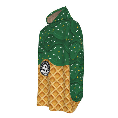 Adult Sturbridge Soccer Sherpa Fleece Hoodie Blanket Drip Edition (Personalization Available)