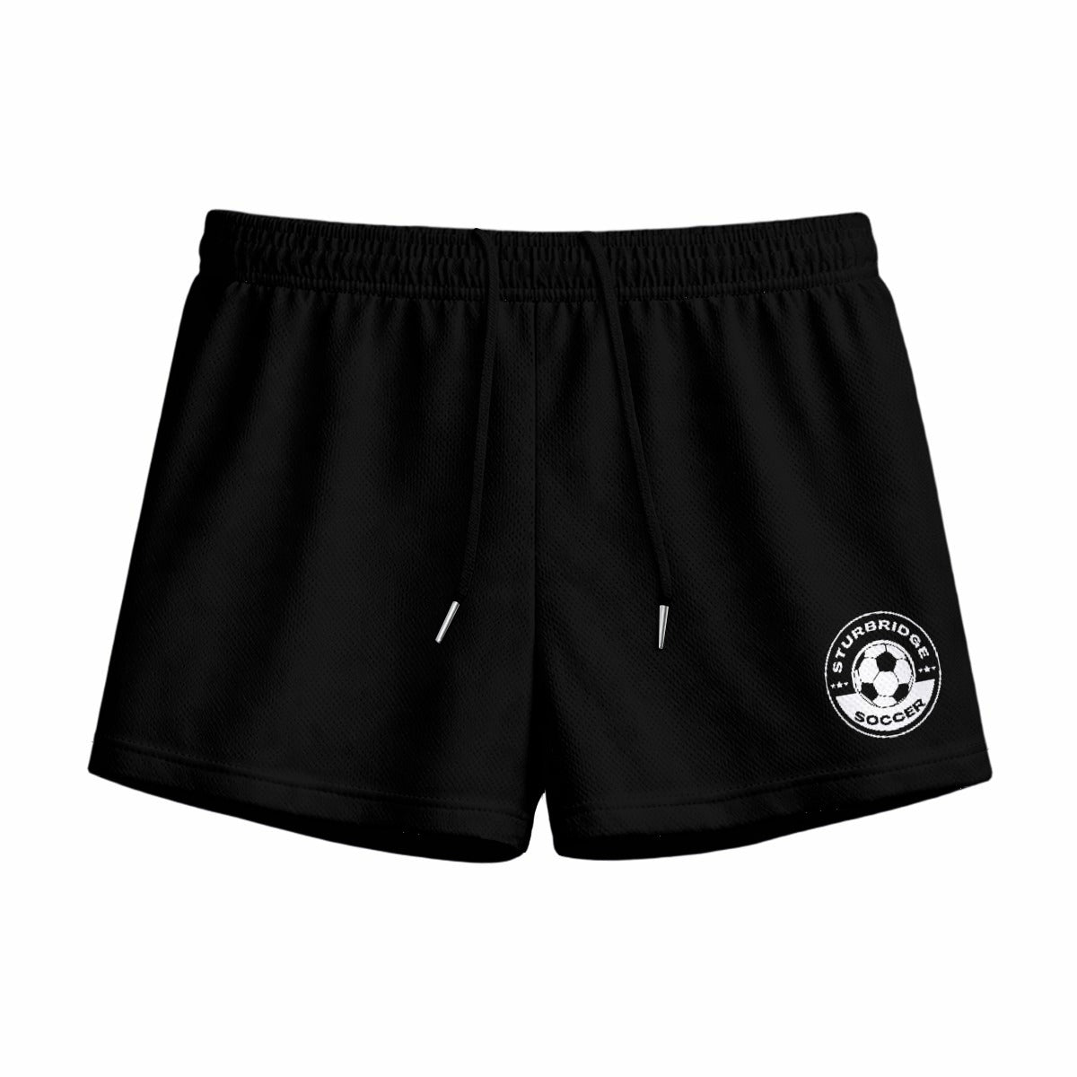Youth Sturbridge Soccer Shorts (Loose Fit, Black)