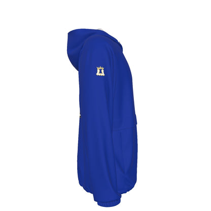 Adult 1/2 Zip Brimfield Beasts Pullover Windbreaker - Blue, Player's Edition (Personalized)