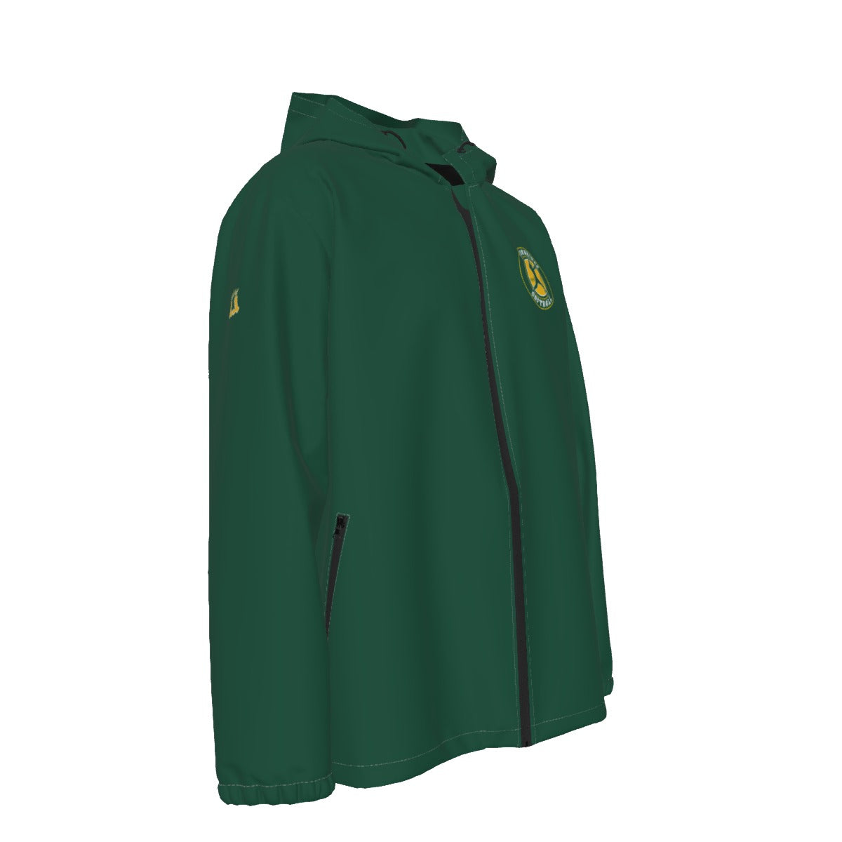 Adult Unisex Sturbridge Softball Full Zipper Windproof Jacket - Green Edition (Non-Personalized)