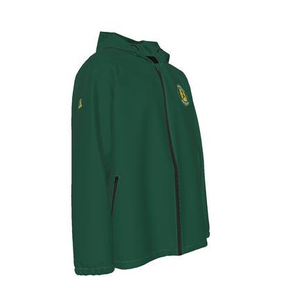 Adult Unisex Sturbridge Softball Full Zipper Windproof Jacket - Green Edition (Non-Personalized)