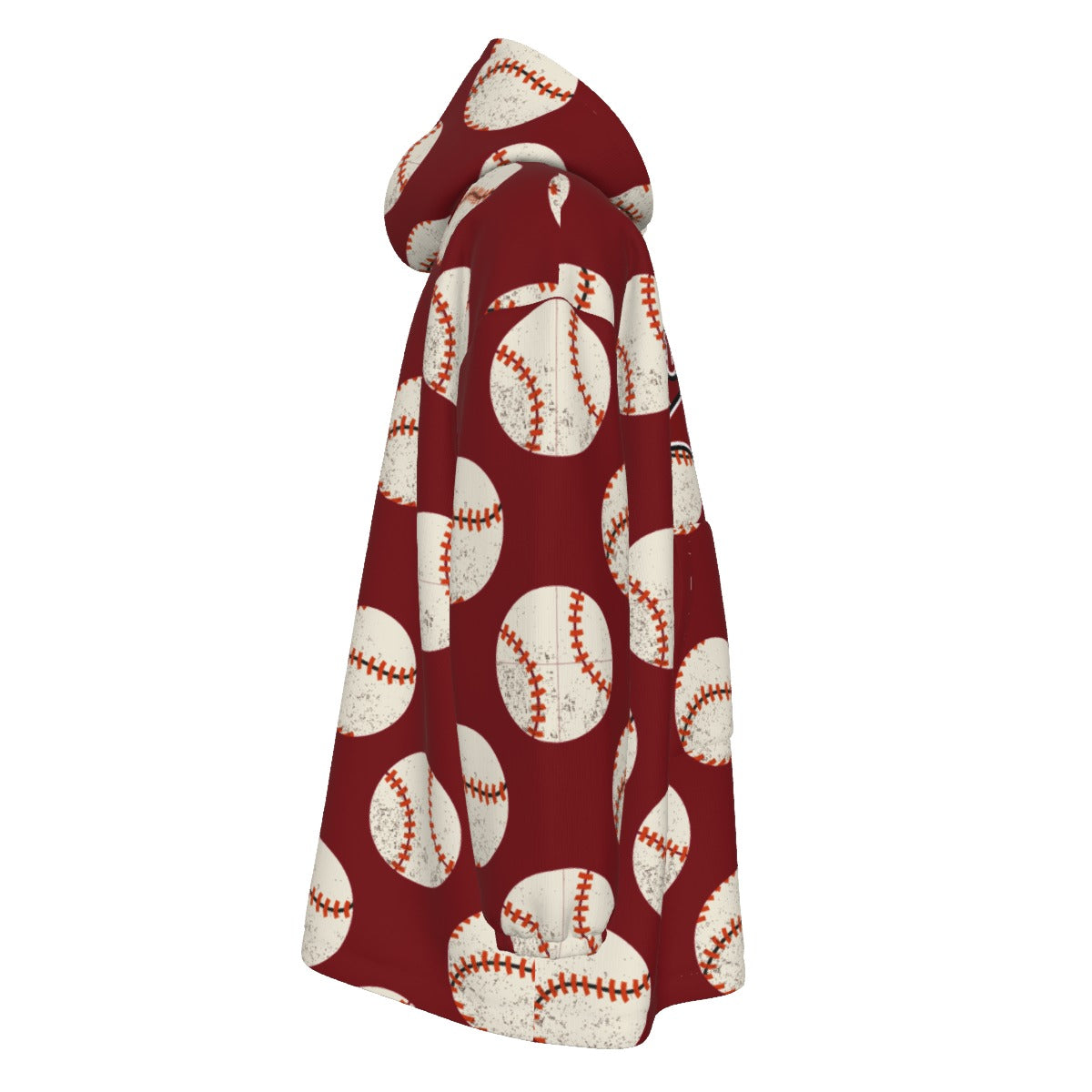 Adult Quaboag Baseball Blanket Hoodie