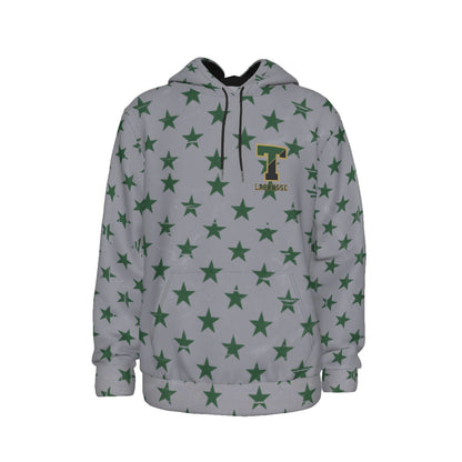 Adult TRYLAX Gray Flag and Stars Hoodie - Girl's Edition (Non-Personalized)