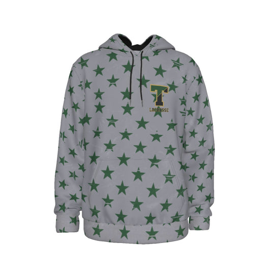 Adult TRYLAX Gray Flag and Stars Hoodie - Girl's Edition (Non-Personalized)