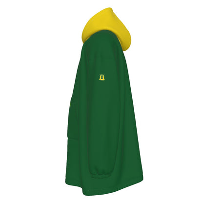Adult Unisex One Size Sherpa Fleece Hoodie Blanket (Non-Personalized)