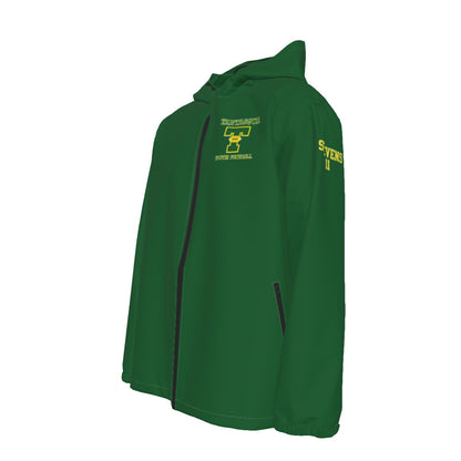 Adult Unisex Full Zip Tantasqua Youth Football Windproof Jacket - Player's Edition
