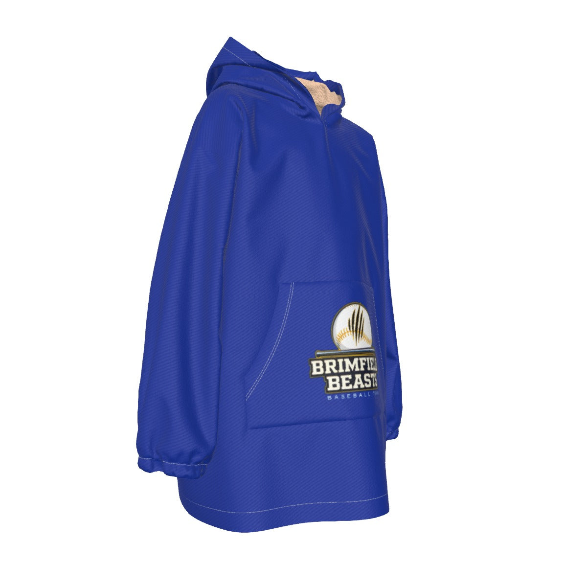 Youth Brimfield Beasts Sherpa Fleece Blanket Hoodie (Personalized)