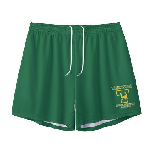 Teen/Adult Warriors Cheer Mesh Shorts - Green Edition (no inner liner)