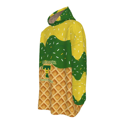 Adult Tantasqua Youth Football Blanket Hoodie - Drip Edition (Personalization Optional)