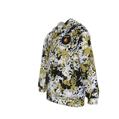 Youth Brimfield Inferno Softball Hoodie - Paint Splatter Design
