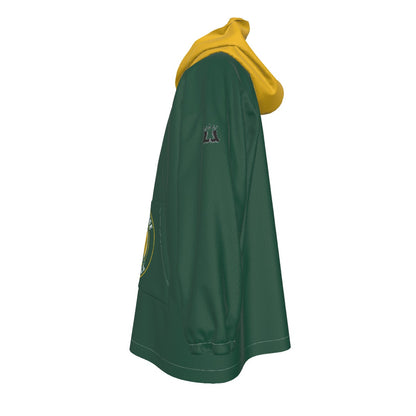 Youth Sturbridge Softball Sherpa Heavy Fleece Blanket Hoodie - Green/Gold (Non-Personalized)