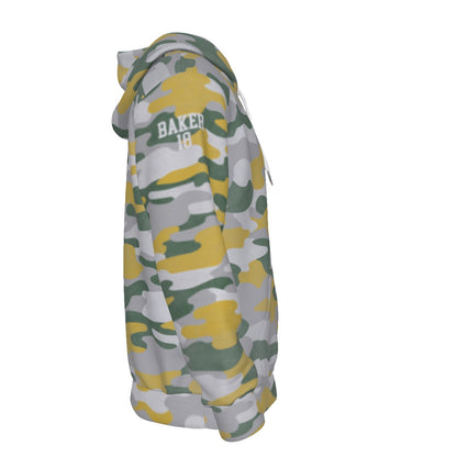 Adult Sturbridge Little League Baseball Vintage Camo Hoodie (Personalized)