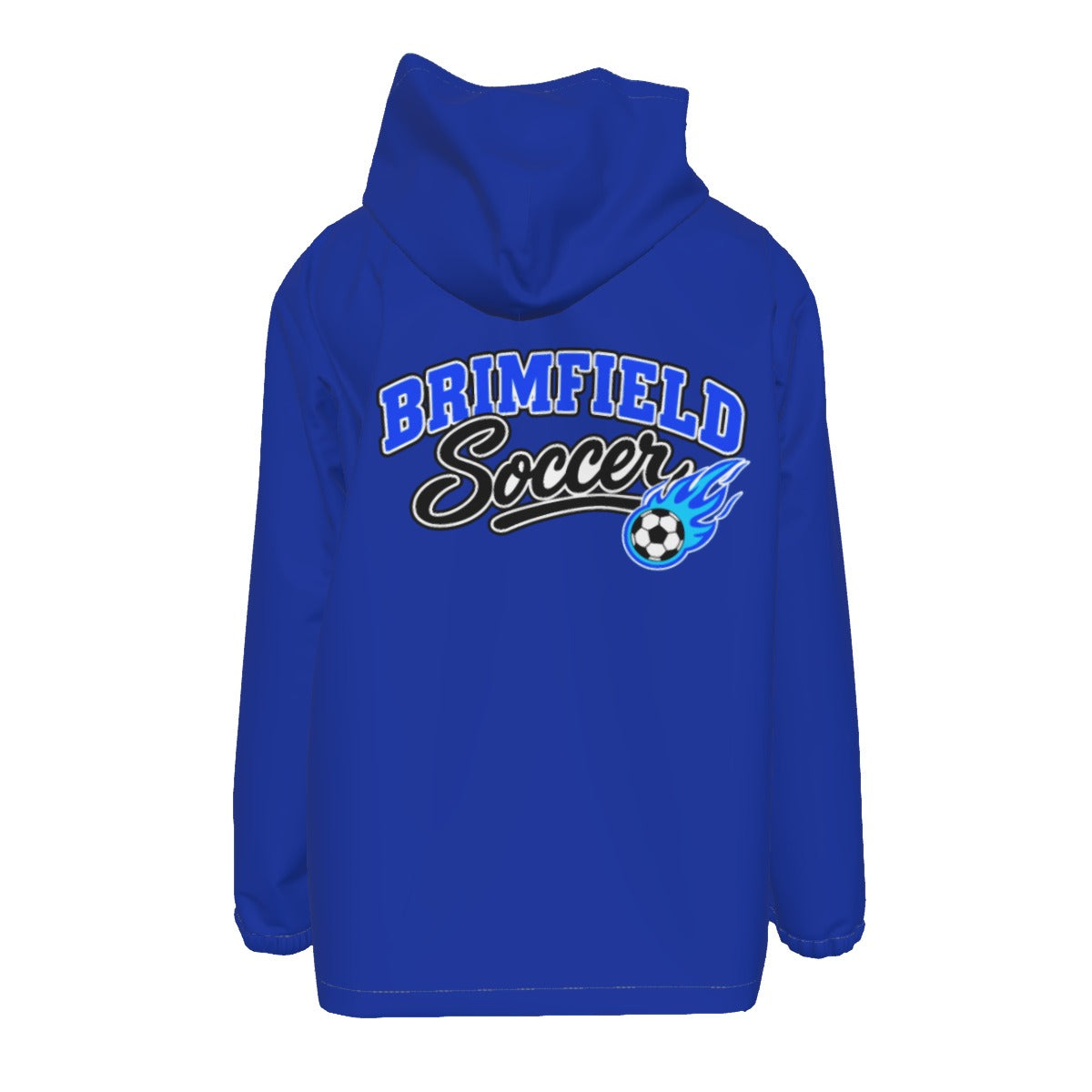 Adult Unisex Brimfield Soccer Rainjacket - Blue