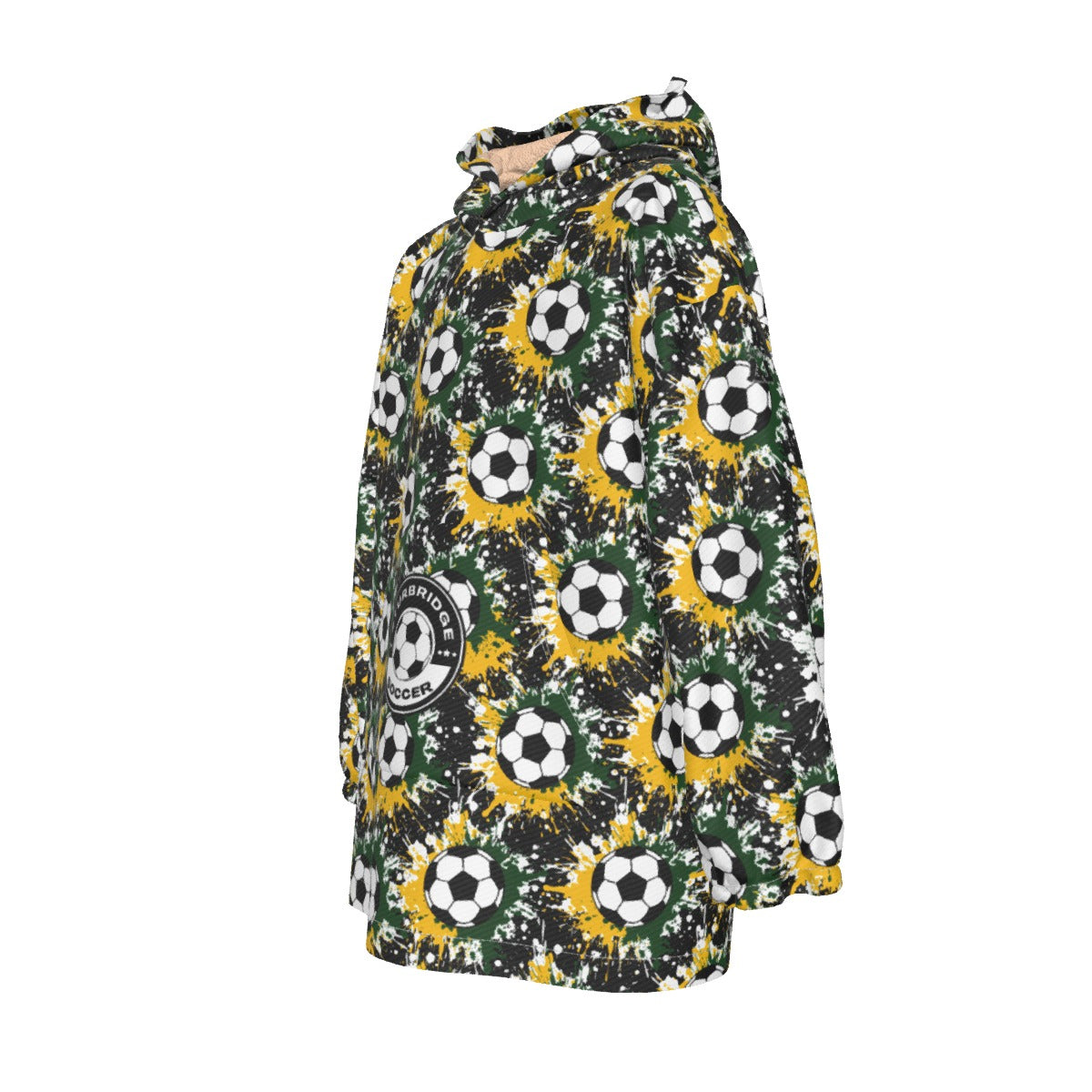 Youth Sturbridge Soccer Blanket Hoodie - Paint Splatter Edition (Personalization Available)