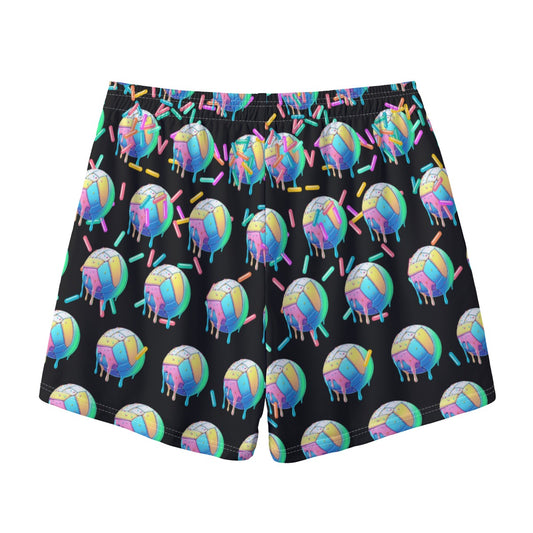 Adult Volleyball Gym Shorts, Volleyball Drip Design