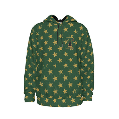 Adult TRYLAX Green Flag and Stars Hoodie - Girl's Edition