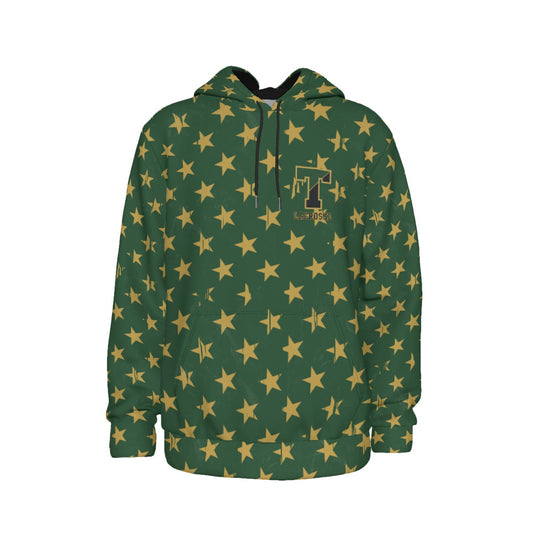 Adult TRYLAX Green Flag and Stars Hoodie - Girl's Edition