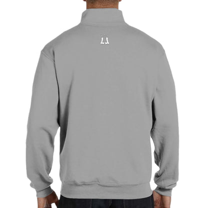 Adult Unisex Sturbridge Little League Half-Zip Placket Pullover - Gray Edition