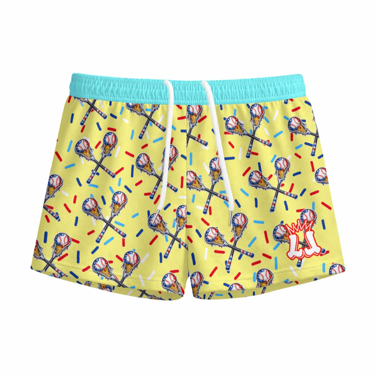 Youth Lacrosse Ice Cream Americana Mesh Shorts