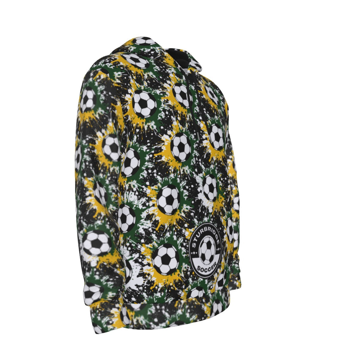 Adult Sturbridge Soccer Hoodie - Paint Splatter Edition (Personalized)