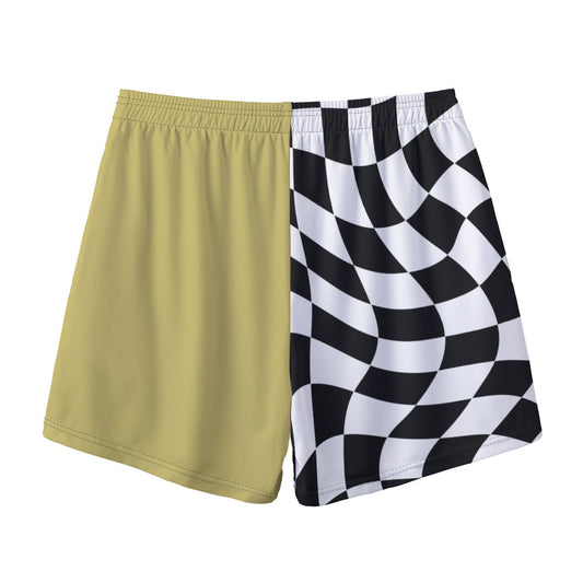 Adult Brimfield Inferno Softball Mesh Shorts 1/2 Checkered (no inner liner)