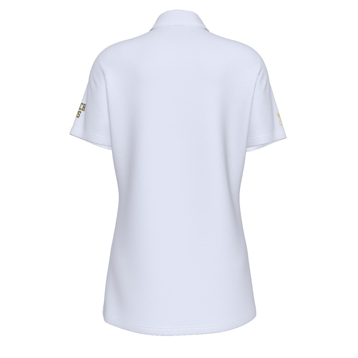 Women's Brimfield Baseball UV Protection Polo - White (Personalized Coach's Edition)