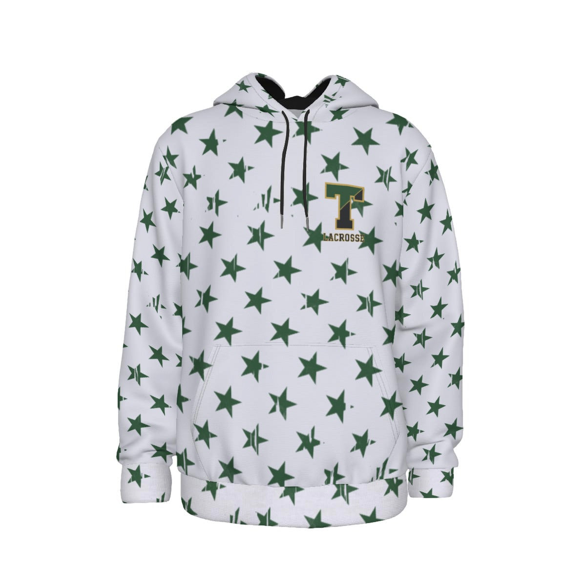 Adult TRYLAX Girl's Flag Star Hoodie (Non-Personalized)