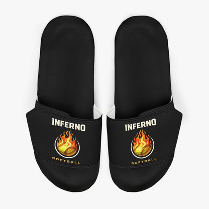 Women's Brimfield Inferno Adjustable Velcro Strap Slides (Personalized)
