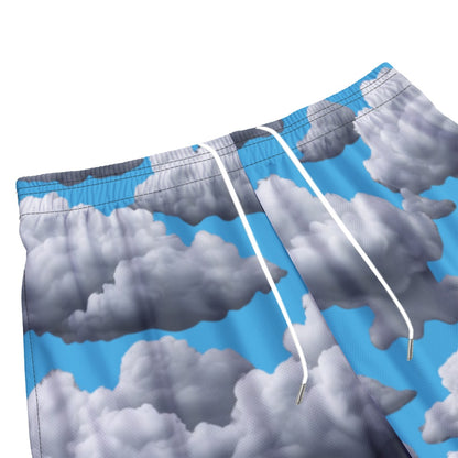 Head in the Clouds, Unisex Adult Mesh Sports Shorts