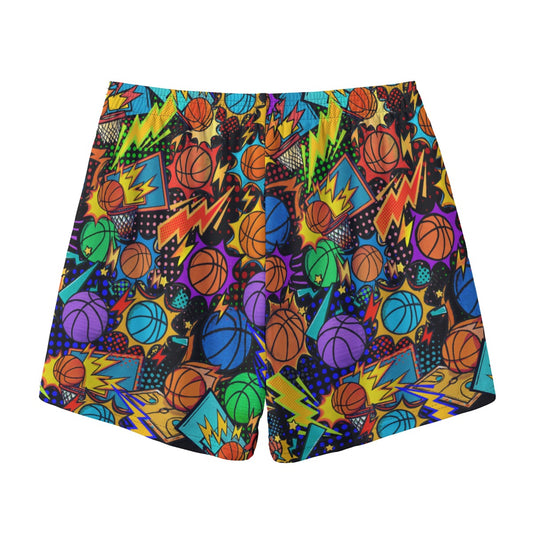 Unisex Mesh Basketball Shorts, Pop Art Design
