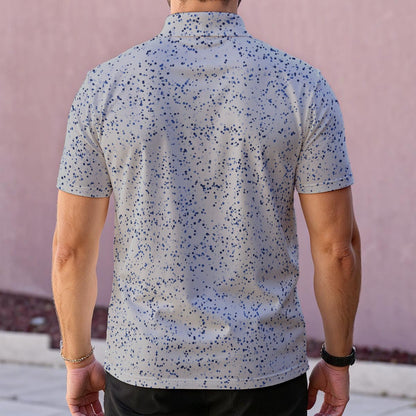 All-Over Print Men's Polo Golf Shirt