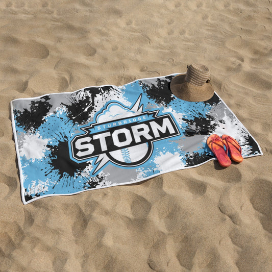 Storm Lightweight Quick-Drying Beach Towel, Paint Splatter Edition