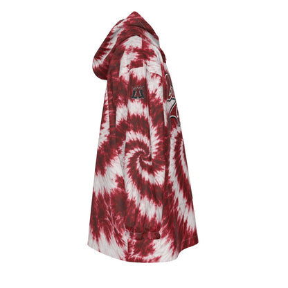 Youth Quaboag Baseball Tie-Dye Blanket Hoodie